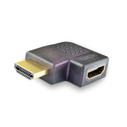 Переходник HDMI(male)-HDMI(female) угловой  Kroks  - купить оптом, цена от 1 шт., переходник hdmi(male)-hdmi(female) угловой от поставщика