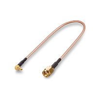 Пигтейл (кабельная сборка) MMCX- SMA(male), длина 250мм - купить оптом, цена от 1 шт.