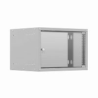 Шкаф настенный телекоммуникационный NTSS LIME 6U (Ш*Г*В 550*450*370) 19" разобранный, серый, стеклян - купить оптом, цена от 1 шт.