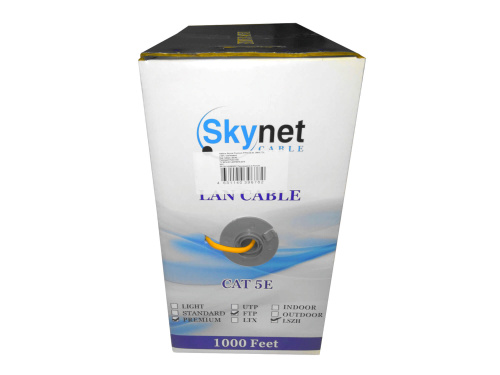 Кабель Skynet Premium FTP4 cat.5е, одножильный, 305м, Cu, нг(А)-LSZH, Проходит Fluke тест, оранжевый  Skynet 1693127 - купить оптом, цена от 1 шт., кабель skynet premium ftp4 cat.5е, одножильный, 305м, cu, нг(а)-lszh, проходит fluke тест, оранжевый от поставщика