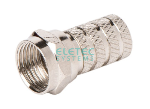 Штекер F накручивающийся на кабель RG58/U  ELETEC SYSTEMS F03 - купить оптом, цена от 1 шт., штекер f накручивающийся на кабель rg58/u от поставщика