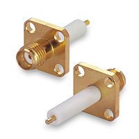 Разъем SMA-7814-16 SMA(female) приборный фланец GSA-1110, диэлектрик 16 мм - купить оптом, цена от 1 шт.