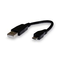 Переходник micro-USB на USB2.0, с передачей данных, 15 см - купить оптом, цена от 1 шт.