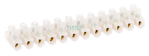 Клеммная колодка 12х4 мм2 (полиэтилен)  ELETEC SYSTEMS  - купить оптом, цена от 1 шт., клеммная колодка 12х4 мм2 (полиэтилен) от поставщика