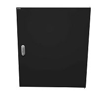 Дверь металлическая с ручкой для шкафа WMA, DUO 6*15 Netko, черная - купить оптом, цена от 1 шт.