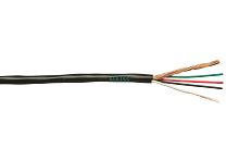 Комбинированный кабель Video+4х0,22 мм2 (аналог ШВЭП 5х0,22 мм2) наружный, 200 м - купить оптом, цена от 1 шт.