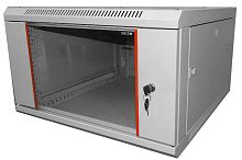 Шкаф настенный 9U серия WM (600х650х500), передняя дверь стекло, разборный, серый Netko - купить оптом, цена от 1 шт.