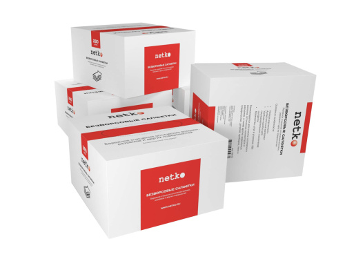 Безворсовые салфетки (280 шт в упаковке), Netko  Netko NW280CPP-W - купить оптом, цена от 1 шт., безворсовые салфетки (280 шт в упаковке), netko от поставщика