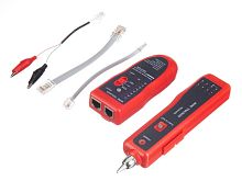 Универсальный кабельный тестер с тональным генератором, индуктивным щупом и LAN тестером (NS/NF-806R - купить оптом, цена от 1 шт.