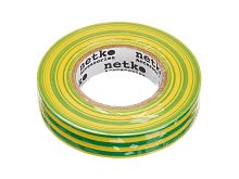 Изолента (лента изоляционная) 15мм х 20м, желто-зеленая, 10шт, NETKO Optima - купить оптом, цена от 1 шт.